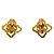 Timeless Orecchini a clip Chanel Vintage Coco Mark D'oro - vista 3