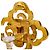 Timeless Orecchini a clip Chanel Vintage Coco Mark D'oro - vista 4