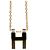 Hermès Collana con pendente Pop H Hermes Nero D'oro