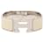 Hermès Pulseira charm em esmalte Hermes Clic Clac GM H Logo Prata Cru  - vista 1