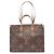 Borsa Tote Louis Vuitton OnTheGo GM Marrone Beige