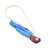 Hermès Hermes Poisson Rouge H Blue Hydra Cle Charm Accessory Red Cream Dark red  - view 2