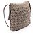 Borsa a Spalla Fendi Zucchino Marrone Beige - vista 2