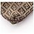 Borsa a Spalla Fendi Zucchino Marrone Beige - vista 5