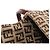 Borsa a Spalla Fendi Zucchino Marrone Beige - vista 7