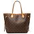 Borsa Tote Louis Vuitton Monogram Neverfull MM Marrone