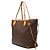Borsa Tote Louis Vuitton Monogram Neverfull MM Marrone - vista 2