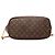 Borsa Tote Louis Vuitton Monogram Neverfull MM Marrone - vista 3