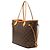 Borsa Tote Louis Vuitton Monogram Neverfull MM Marrone - vista 2