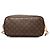Borsa Tote Louis Vuitton Monogram Neverfull MM Marrone - vista 3