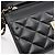 Borsa a tracolla Chanel Matelassé 2.55 Icon Charm Nero - vista 7