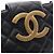 Borsa a tracolla Chanel Matelassé in pelle di agnello nera Nero - vista 7