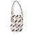 Bolso de mano 2-Way Mini Montresor Fendi x Fila Blanco Roja Azul marino