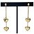 Orecchini pendenti Double Heart di Tiffany & Co. D'oro