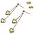 Orecchini pendenti Double Heart di Tiffany & Co. D'oro - vista 4