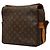 Borsa a tracolla Louis Vuitton Monogram Naviglio Marrone - vista 2