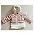 Moncler Kinder Daunensteppjacke Pink Weiß - Ansicht 10