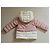 Moncler Kinder Daunensteppjacke Pink Weiß - Ansicht 15