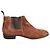 Prada Suede Chelsea Boots Brown
