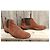 Prada Suede Chelsea Boots Brown - view 2