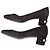 Autre Marque Marian Schwarze Wildleder Pumps Perlen Blockabsatz