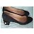 Autre Marque Marian Schwarze Wildleder Pumps Perlen Blockabsatz - Ansicht 5