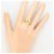 Autre Marque 18K Gelbgold-Ring mit Diamant Golden - Ansicht 6