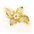 Autre Marque 18K Gelbgold-Ring mit Diamant Golden