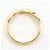 Autre Marque 18K Gelbgold-Ring mit Diamant Golden - Ansicht 2