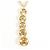 Autre Marque Collana in oro giallo 18K con diamante marrone D'oro
