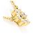 Autre Marque 18K Gelbgoldhalskette mit Diamant Golden - Ansicht 2