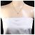 Autre Marque 18K Gelbgoldhalskette mit Diamant Golden - Ansicht 5