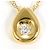 Autre Marque Collana in oro giallo 18K con diamante D'oro