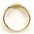 Autre Marque PT900 Platin- und Gelbgold-Ring mit Diamant Golden - Ansicht 2