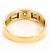 Autre Marque PT900 Platin- und Gelbgold-Ring mit Diamant Golden - Ansicht 3
