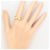 Autre Marque 18K Gelbgold-Ring mit Diamant Golden - Ansicht 5