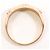 Autre Marque 18K Gelbgold-Ring mit Diamant Golden - Ansicht 2