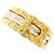 Autre Marque Platin- und Goldring mit Diamant Golden