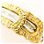 Autre Marque Platin- und Goldring mit Diamant Golden - Ansicht 2