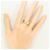 Autre Marque Platin- und Goldring mit Diamant Golden - Ansicht 7