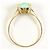 Autre Marque 18K Gelbgold-Ring mit Jade Golden - Ansicht 2