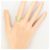 Autre Marque 18K Gelbgold-Ring mit Jade Golden - Ansicht 5