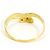 Autre Marque 18K Gelbgold-Ring mit Diamant Golden - Ansicht 3
