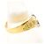Autre Marque 18K Gelbgold und Platin Diamant Ring Golden - Ansicht 2