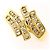 Autre Marque 18K Gelbgold-Ring mit Diamant Golden
