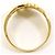Autre Marque 18K Gelbgold-Ring mit Diamant Golden - Ansicht 2