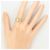 Autre Marque 18K Gelbgold-Ring mit Diamant Golden - Ansicht 5