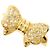 Autre Marque 18K Gelbgold-Ring mit Diamant Golden