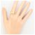 Autre Marque 18K Gelbgold-Ring mit Diamant Golden - Ansicht 6