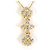 Autre Marque Collana in oro giallo 18K con diamante D'oro